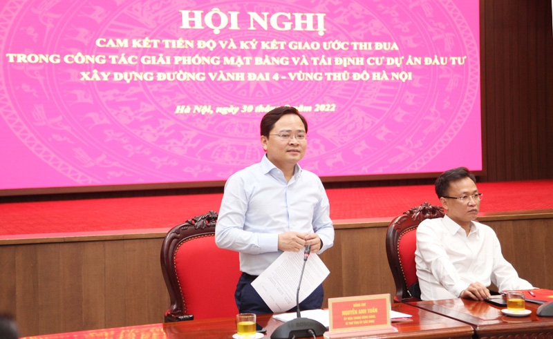 Hà Nội, Bắc Ninh, Hưng Yên “chốt” tiến độ dự án đường Vành đai 4
