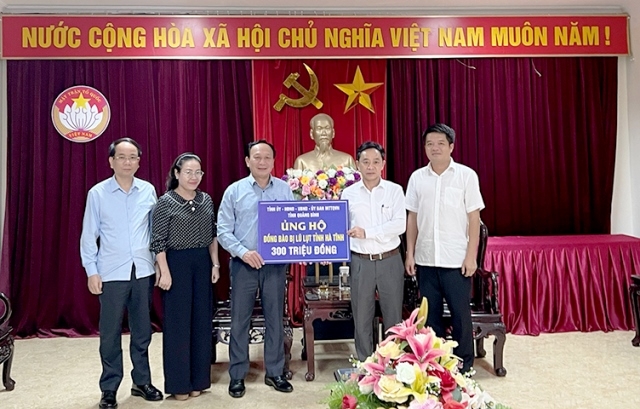 Quảng Bình hỗ trợ 2 tỉnh Nghệ An và Hà Tĩnh khắc phục hậu quả do mưa lũ