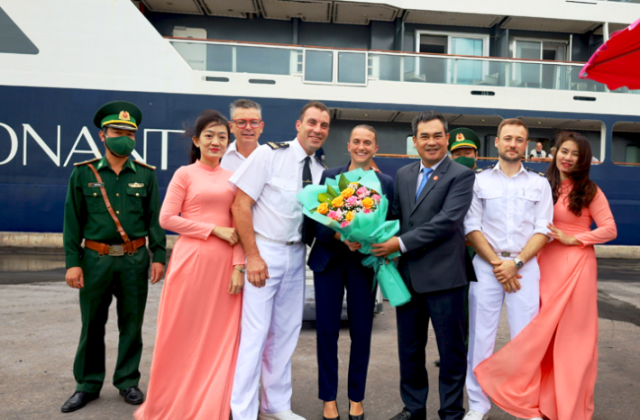 Quảng Bình: Đón du thuyền quốc tế với gần 100 hành khách tới tham quan du lịch