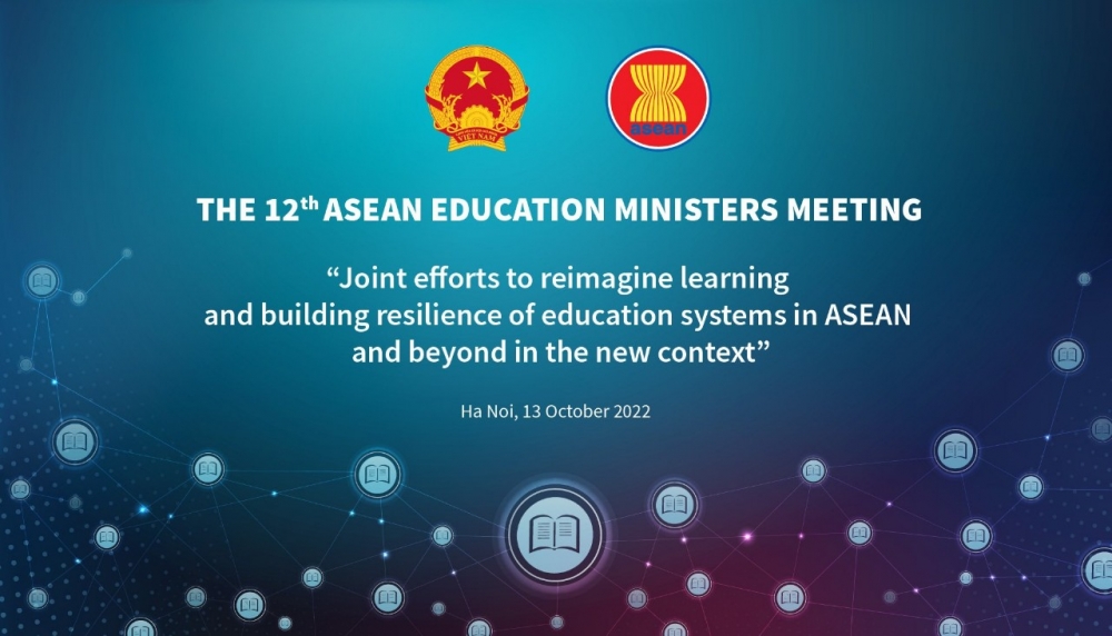 Hội nghị Bộ trưởng Giáo dục ASEAN lần thứ 12 và các hội nghị liên quan sẽ được tổ chức từ 11-14/10 tại Hà Nội.