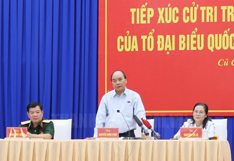 Chủ tịch nước Nguyễn Xuân Phúc: Cần quan tâm các dự án chậm triển khai tại huyện Củ Chi