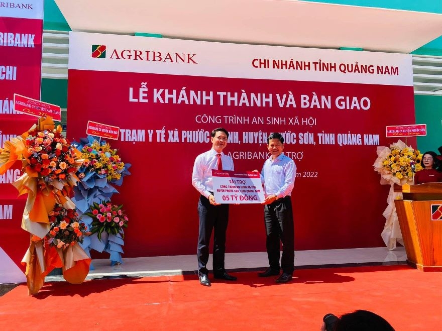 Agribank tài trợ công trình Trạm y tế xã Phước Thành, huyện Phước Sơn, tỉnh Quảng Nam
