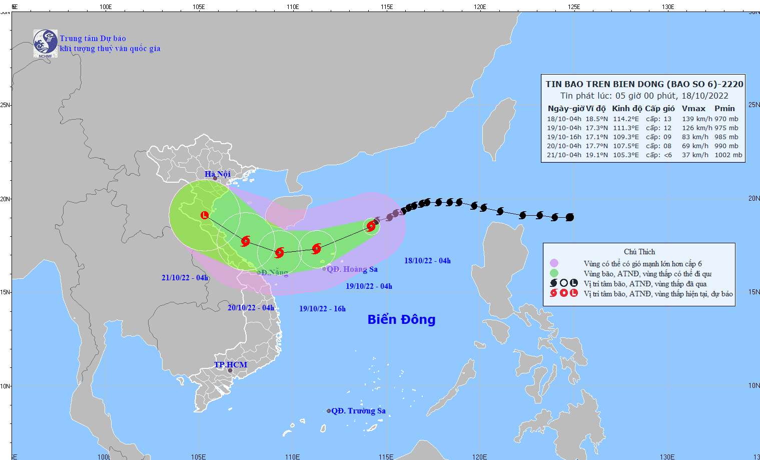 Tin bão mới nhất: Bão số 6 (NESAT) gió giật cấp 15 hướng vào Biển Đông