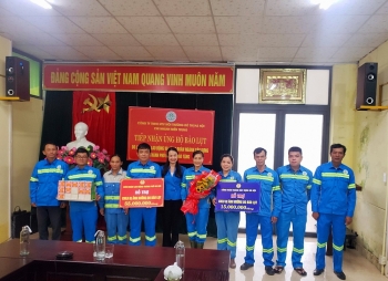 Công đoàn ngành Xây dựng Hà Nội tiếp lửa cho đoàn viên khu vực miền Trung