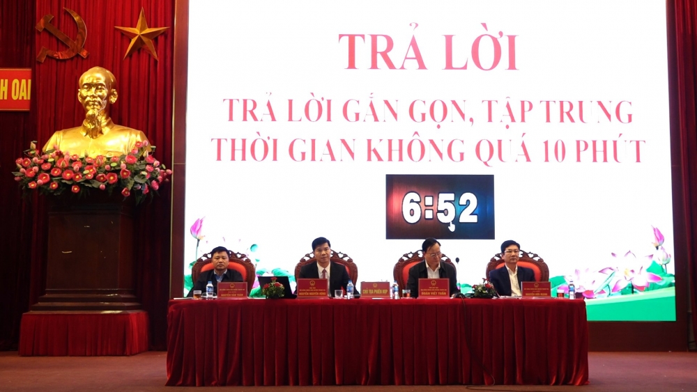 Huyện Thanh Oai: Rõ tiến độ, trách nhiệm trong giải quyết khiếu nại, tố cáo