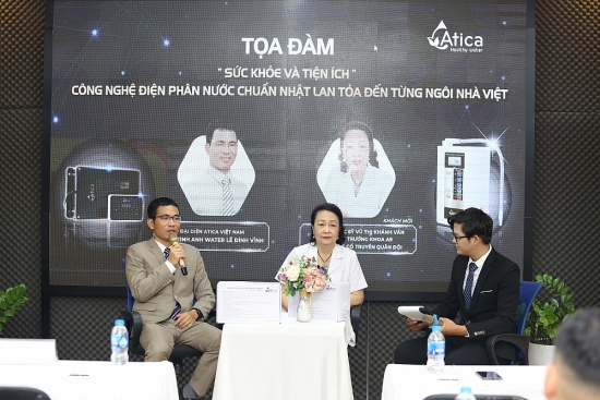 Minh Anh Water: Ra mắt máy tạo nước ion kiềm giàu hydro Atica