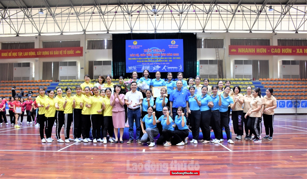 Sôi nổi Hội thao ngành Giáo dục và Đào tạo huyện Thanh Trì