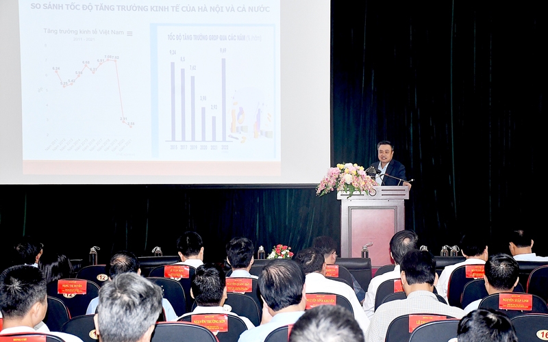 Chủ tịch UBND thành phố Hà Nội chia sẻ về giải pháp phát triển Thủ đô