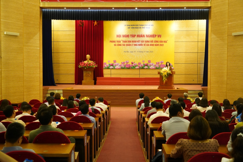 Hà Nội: Tập huấn nghiệp vụ phong trào “Toàn dân đoàn kết xây dựng đời sống văn hóa”