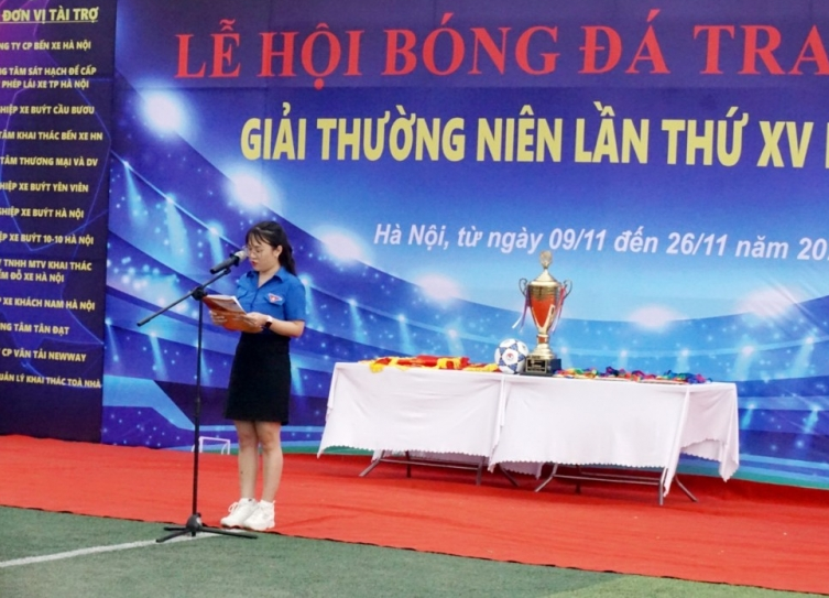 Khai mạc giải bóng đá Tổng Công ty Vận tải Hà Nội lần thứ XV - năm 2022