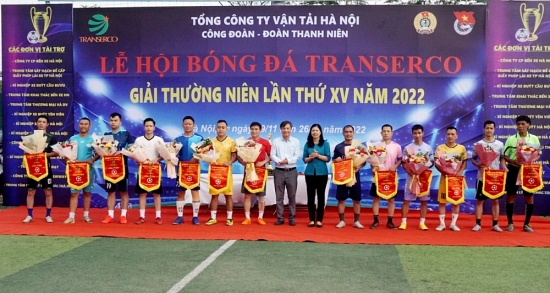 Khai mạc giải bóng đá Tổng Công ty Vận tải Hà Nội lần thứ XV - năm 2022