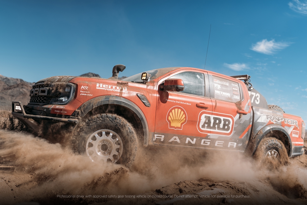 Ford Ranger Raptor thế hệ mới: Sẵn sàng chinh phục địa hình tại giải đua Baja 1000