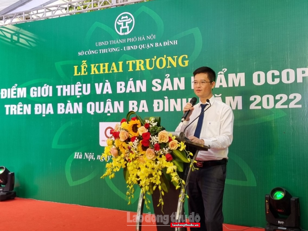 Hà Nội khai trương Điểm giới thiệu và bán sản phẩm OCOP tại quận Ba Đình