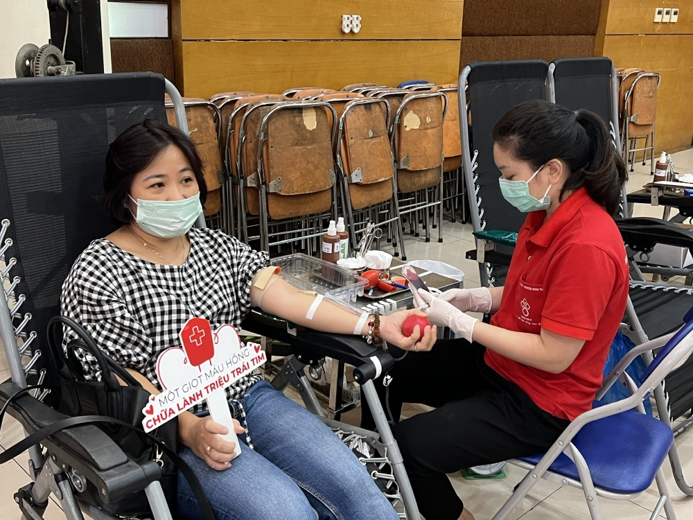LĐLĐ quận Hai Bà Trưng tổ chức Ngày hội hiến máu tình nguyện