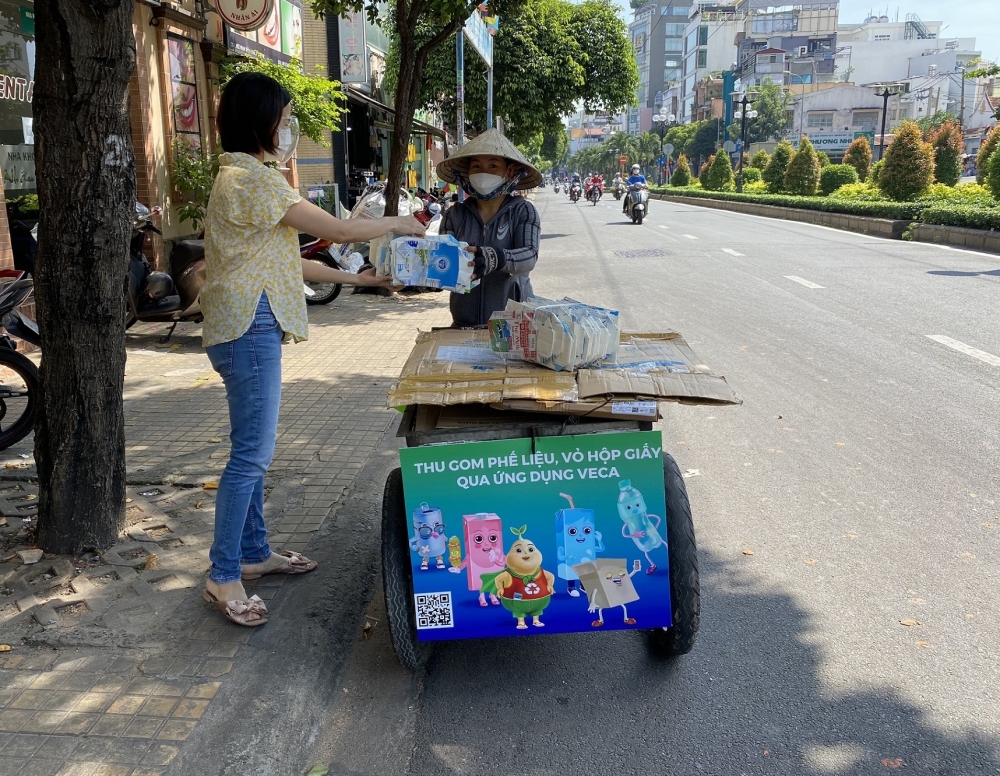 Tetra Park hợp tác cùng Veca mở rộng thu gom vỏ hộp giấy tại thành phố Hồ Chí Minh
