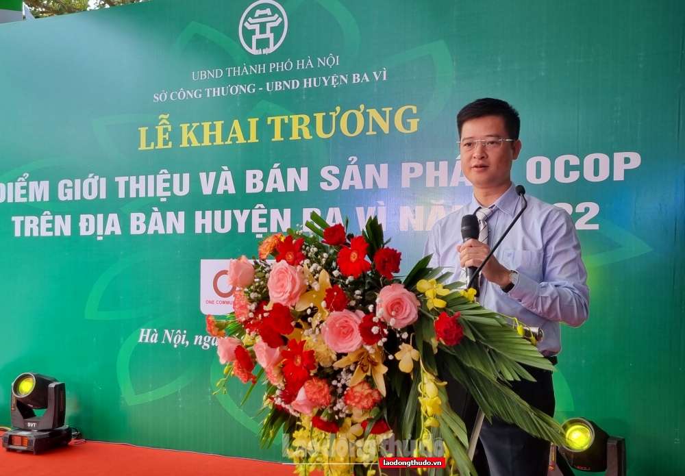 Hà Nội: Mở thêm điểm bán và giới thiệu sản phẩm OCOP tại huyện Ba Vì