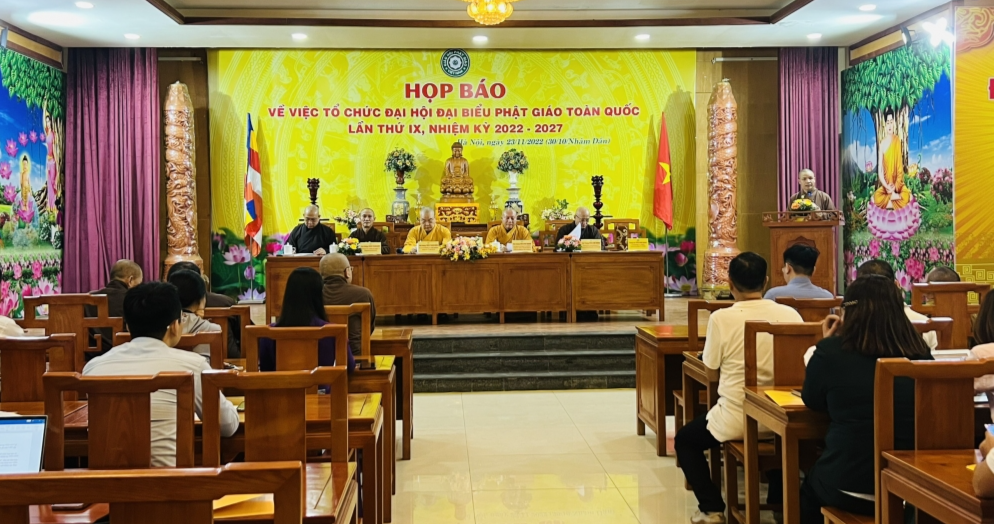 Đại hội đại biểu Phật giáo toàn quốc lần thứ IX diễn ra trong 2 ngày 28-29/11