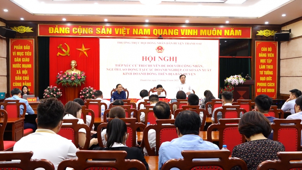 Huyện Thanh Oai: Lắng nghe tâm tư nguyện vọng, để chăm lo cho người lao động
