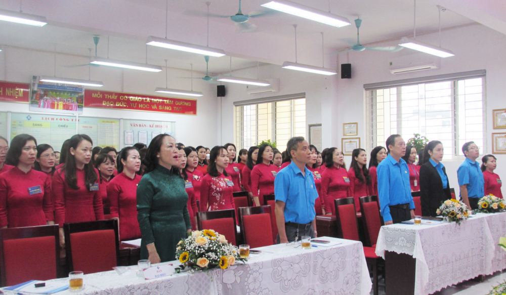 Quận Thanh Xuân: Tổ chức thành công Đại hội Công đoàn điểm khối trường học