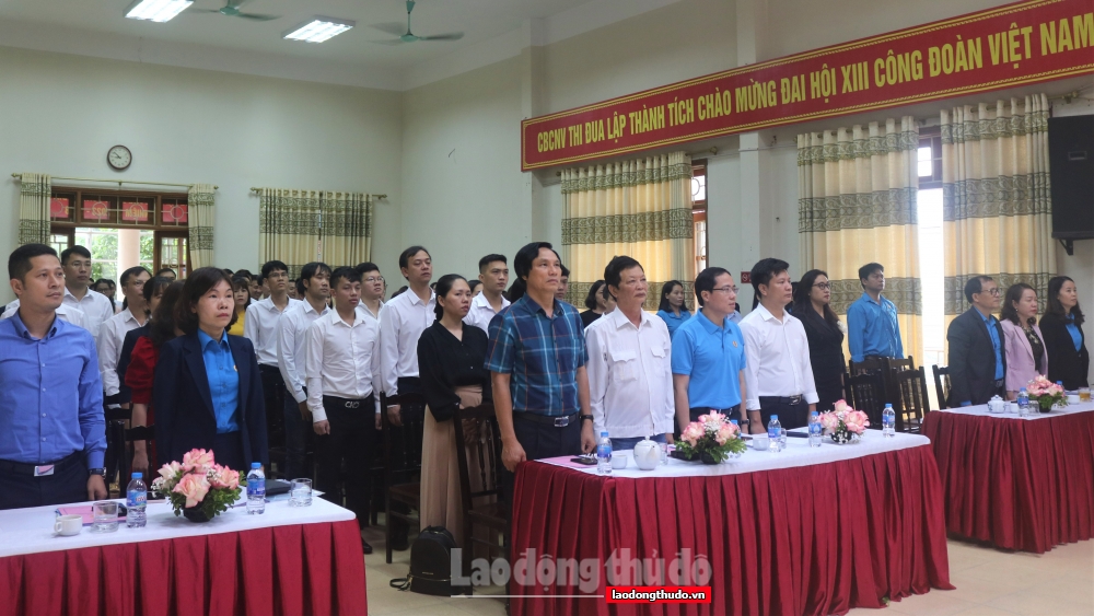 Quận Bắc Từ Liêm: Tổ chức thành công Đại hội điểm Công đoàn Công ty Cổ phần Bia Sài Gòn - Hà Nội