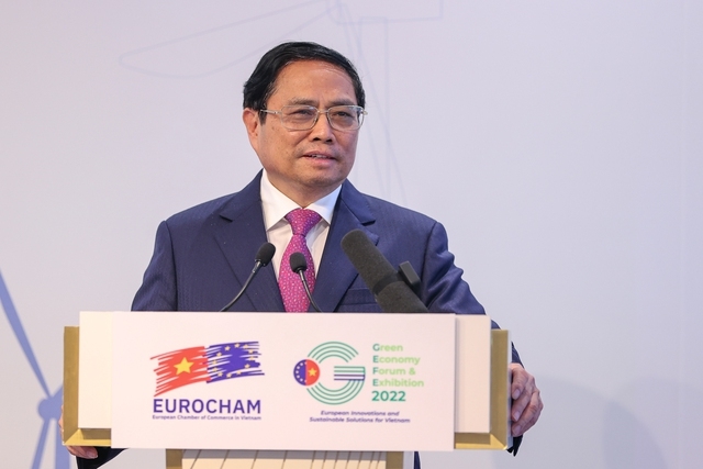 Thủ tướng Phạm Minh Chính: Khuyến khích kinh tế xanh, đổi mới sáng tạo vào các ngành mới nổi