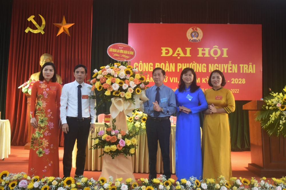Quận Hà Đông: Tổ chức thành công Đại hội điểm Công đoàn phường Nguyễn Trãi