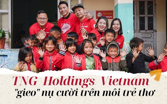 TNG Holdings Vietnam "gieo" nụ cười trên môi trẻ thơ