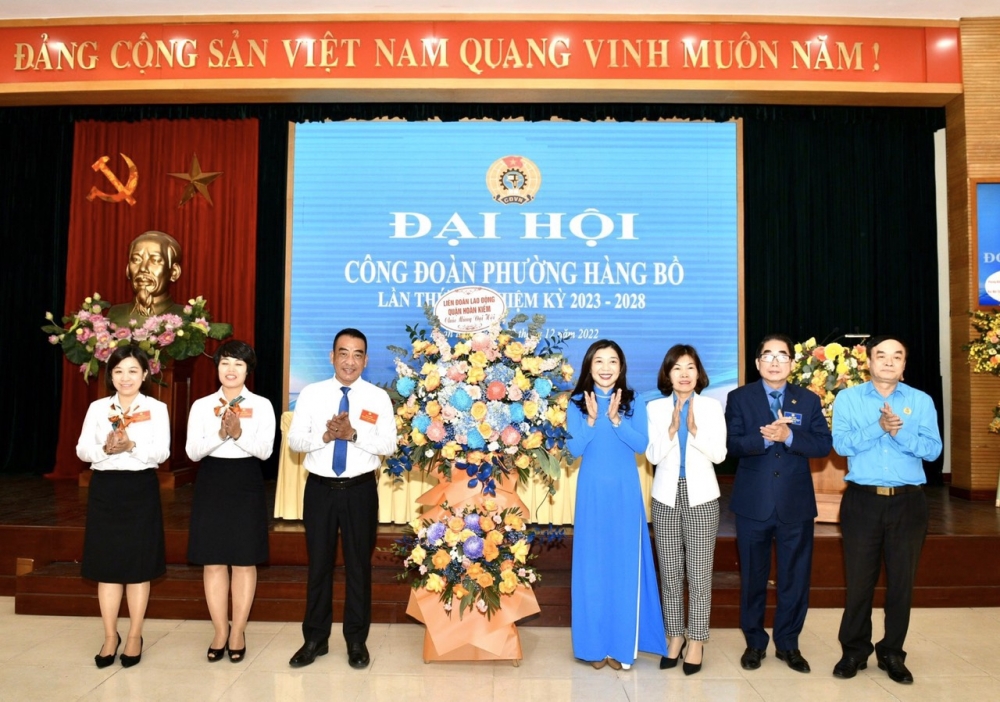 LĐLĐ quận Hoàn Kiếm: Tổ chức thành công Đại hội điểm Công đoàn phường Hàng Bồ