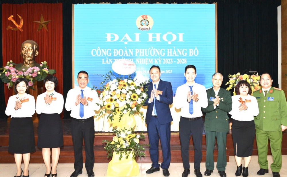 LĐLĐ quận Hoàn Kiếm: Tổ chức thành công Đại hội điểm Công đoàn phường Hàng Bồ
