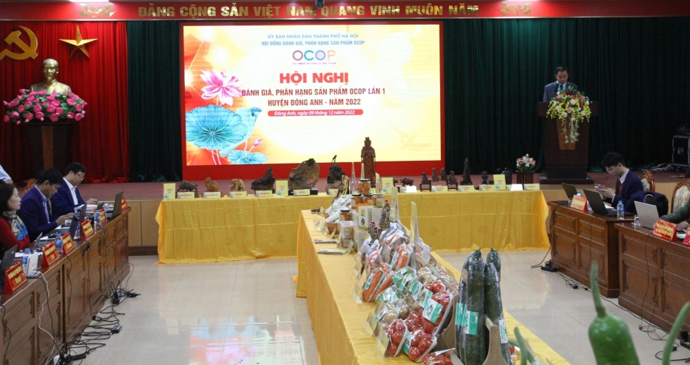Hà Nội đánh giá, phân hạng 40 sản phẩm OCOP của huyện Đông Anh