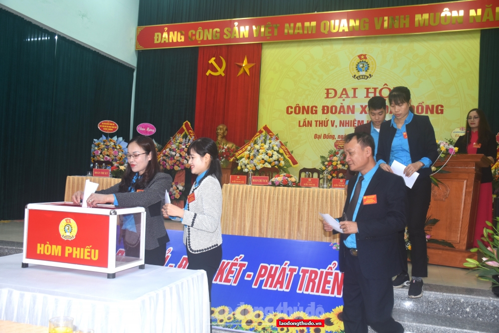 Thạch Thất: Đại hội Công đoàn Ủy ban nhân dân xã Đại Đồng thành công, tốt đẹp