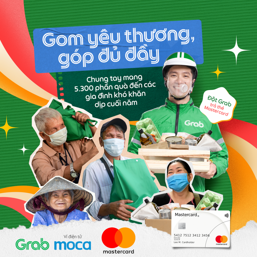 Mastercard và Grab Việt Nam hỗ trợ hơn 5.900 gia đình có hoàn cảnh khó khăn