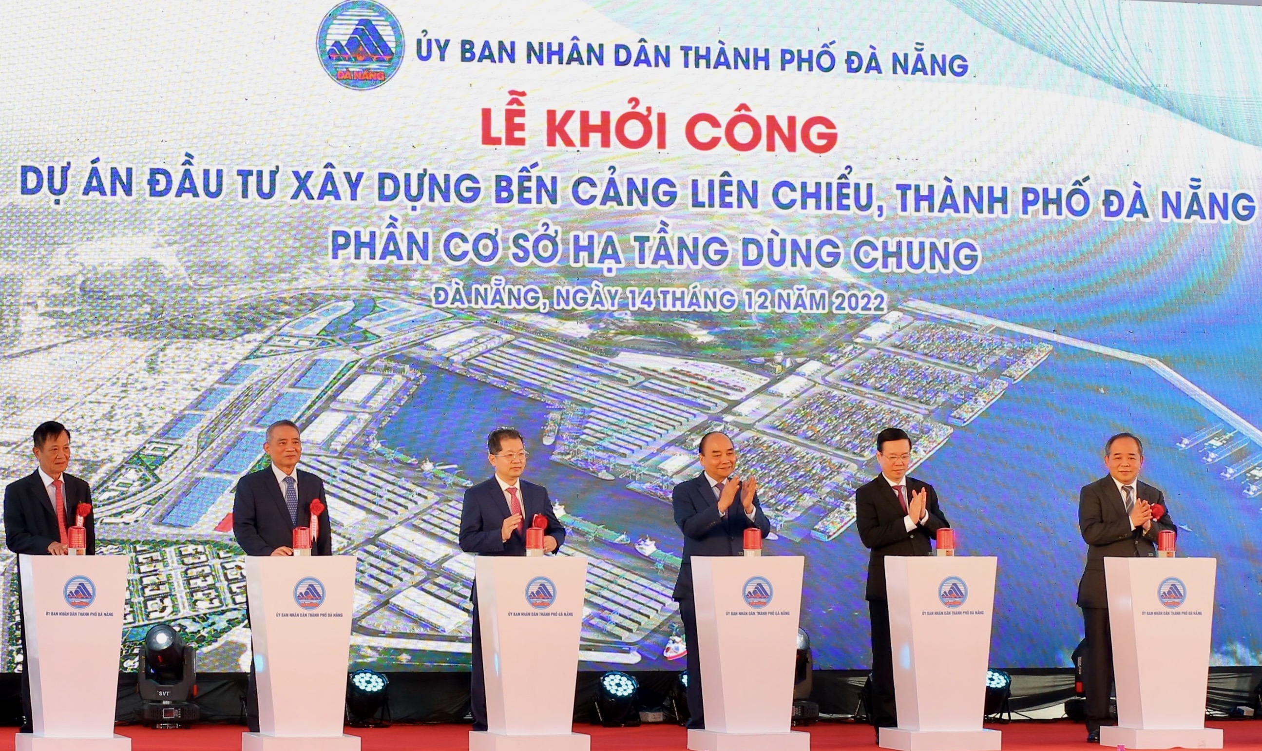 Đà Nẵng khởi công dự án Bến cảng Liên Chiểu - phần cơ sở hạ tầng dùng chung hơn 3.400 tỷ đồng