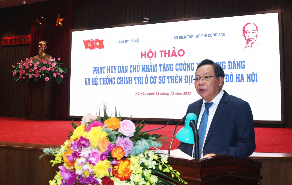 Tìm giải pháp cho công cuộc phát huy dân chủ ở Hà Nội có bước phát triển mới