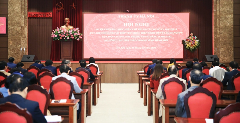 Hà Nội: Tạo mọi điều kiện để các cơ sở tôn giáo hoạt động đúng pháp luật