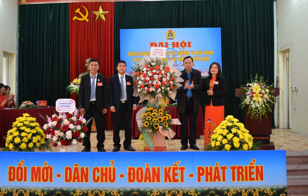Đồng chí Nguyễn Danh Thiện được bầu giữ chức Chủ tịch Công đoàn Tổ chức TYM chi nhánh Mê Linh
