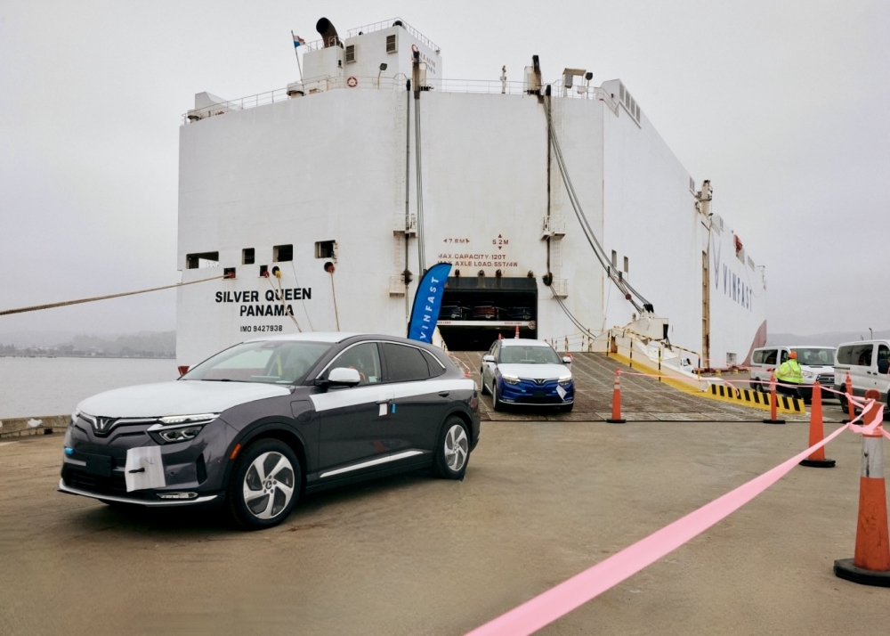 Lô xe đầu tiên cập cảng California – Vinfast nhận giấy phép bán hàng tại Mỹ