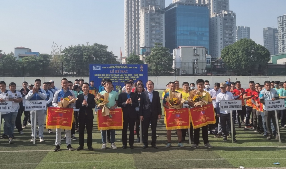 Công ty TNHH MTV Thoát nước Hà Nội tổ chức thành công Đại hội Thể dục Thể thao lần thứ 26