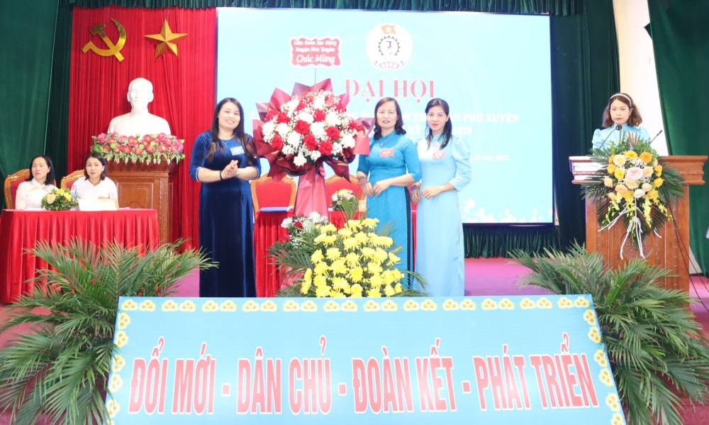 Đại hội Công đoàn Trường Mầm non thị trấn Phú Xuyên thành công tốt đẹp