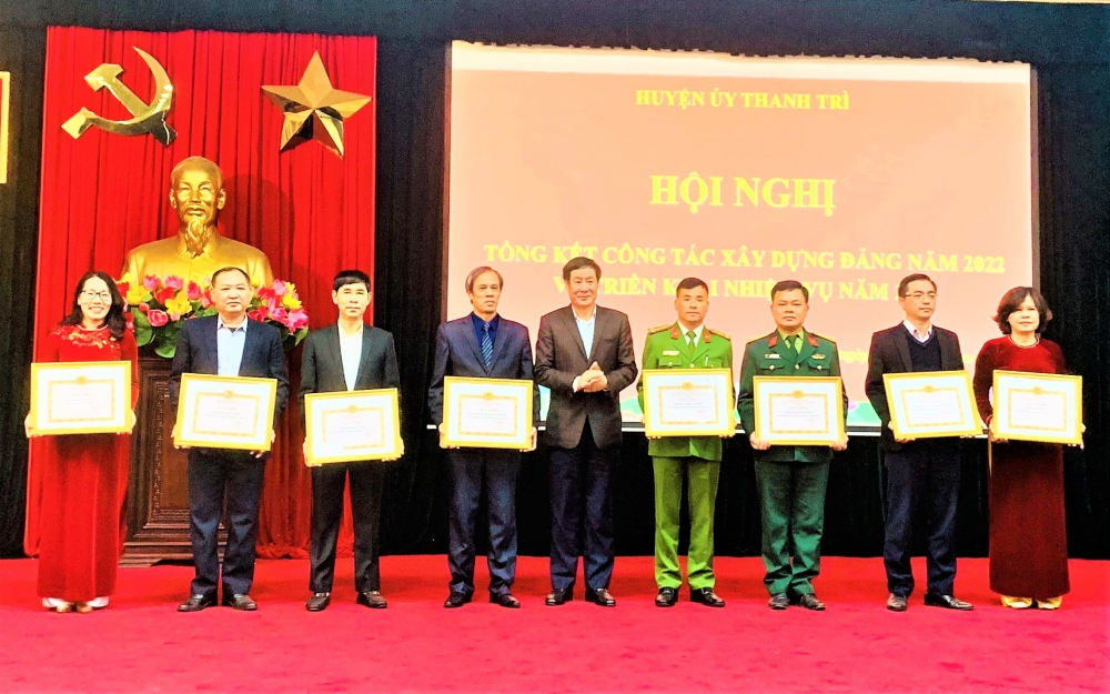 Huyện Thanh Trì: Chủ động, sáng tạo, quyết tâm cao trong công tác xây dựng Đảng