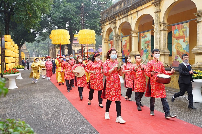 Độc đáo các nghi lễ “Cung đình ngày xuân” tại Hoàng thành Thăng Long