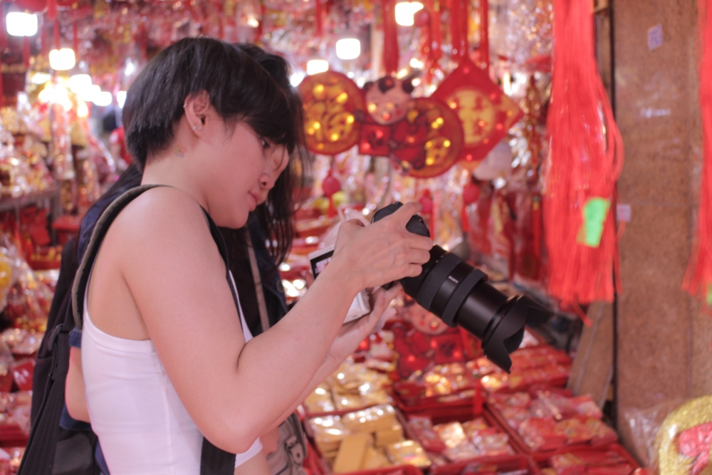 Chợ Tài Lộc ở TP.HCM rực rỡ sắc xuân
