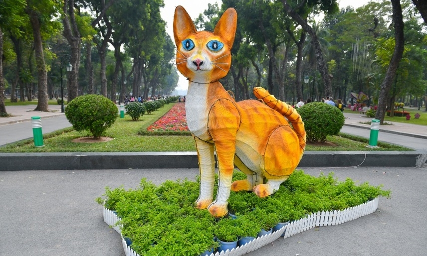 Độc đáo linh vật Mèo năm Quý Mão 2023 tại các địa phương