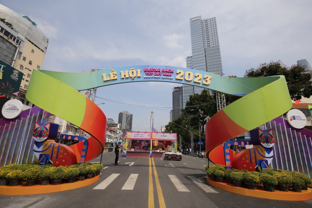 TP.HCM: Trải nghiệm văn hóa ở Lễ hội đường sách Tết Quý Mão 2023