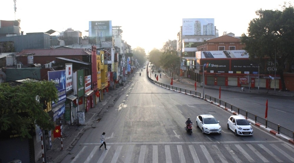 Phân luồng thi công cầu vượt tại nút giao thông Chùa Bộc - Phạm Ngọc Thạch