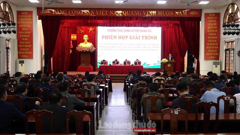 Khẳng định vị trí, vai trò là cơ quan quyền lực nhà nước ở huyện Thanh Oai