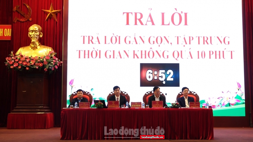 Khẳng định vị trí, vai trò là cơ quan quyền lực nhà nước ở huyện Thanh Oai
