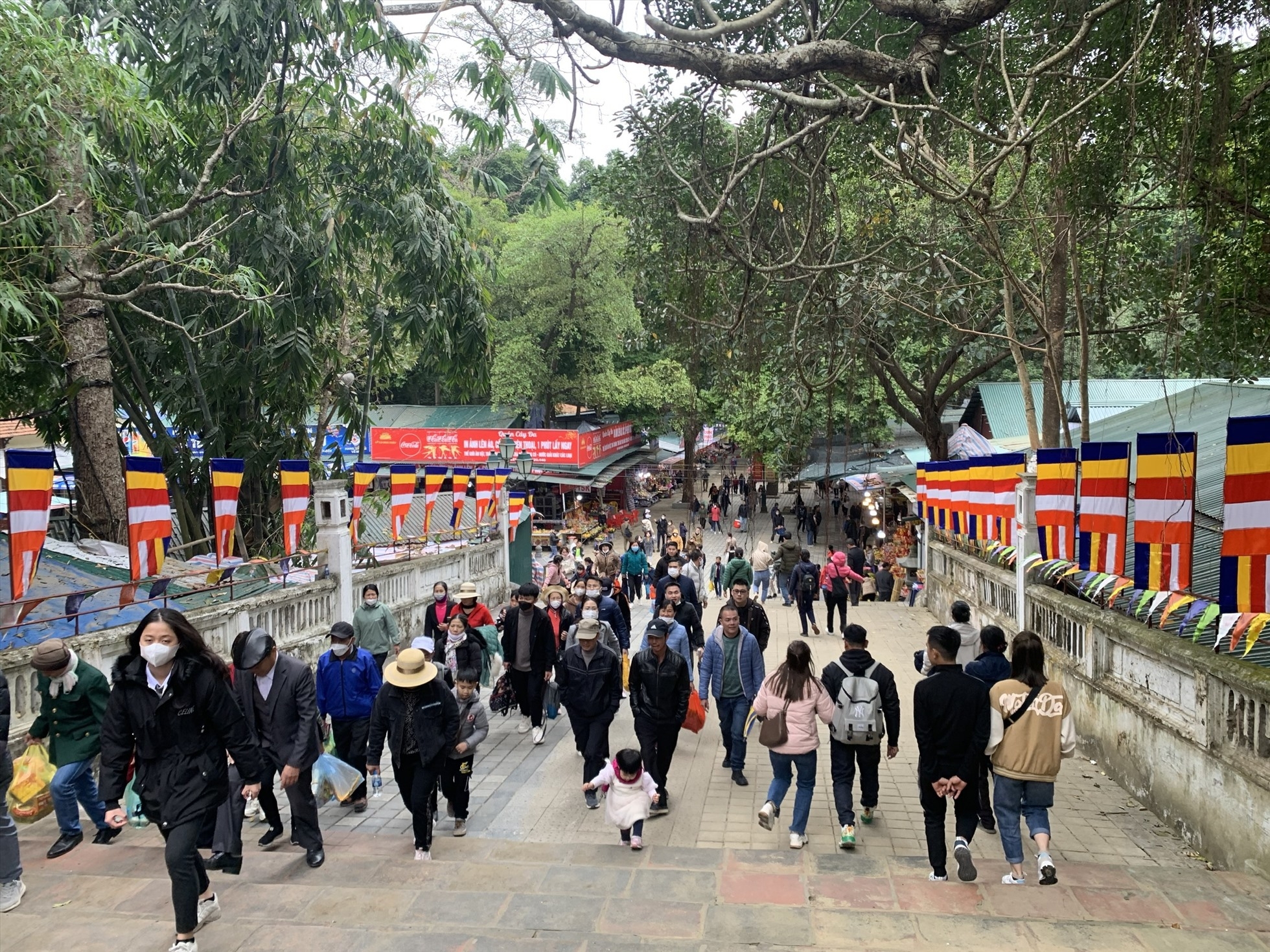 Hàng vạn du khách thập phương nô nức kéo về chùa Hương