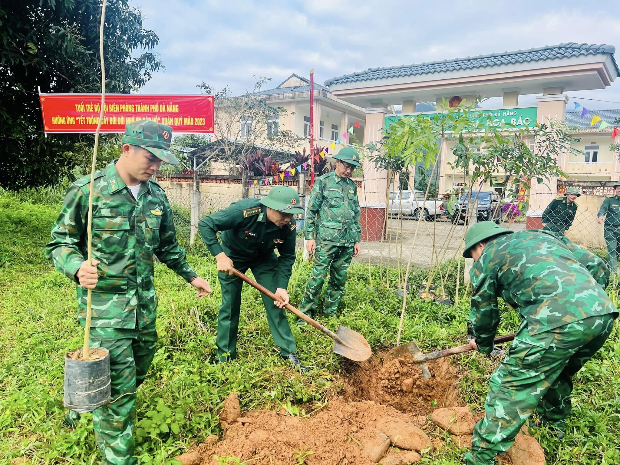 Công đoàn, Bộ đội biên phòng Đà Nẵng trồng 3.000 cây xanh hưởng ứng Tết trồng cây