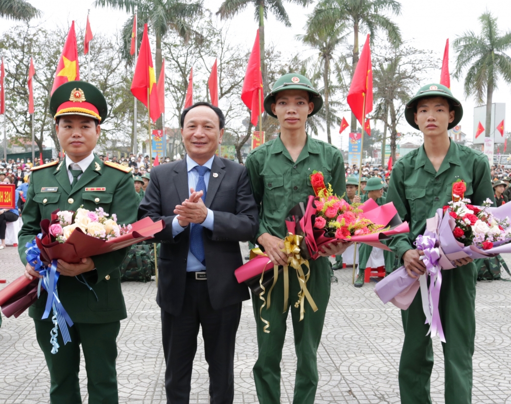 Quảng Bình: Hơn 1.000 tân binh lên đường nhập ngũ